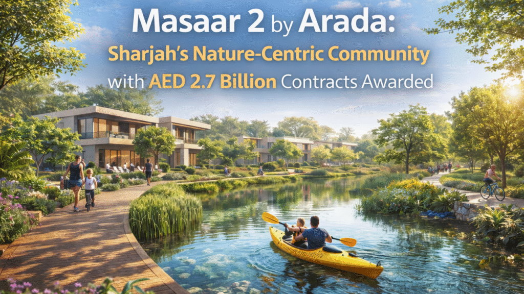 Masaar 2 by Arada_ Sharjah's Nature-Centric Community with AED 2.7 Billion Contracts Awarded